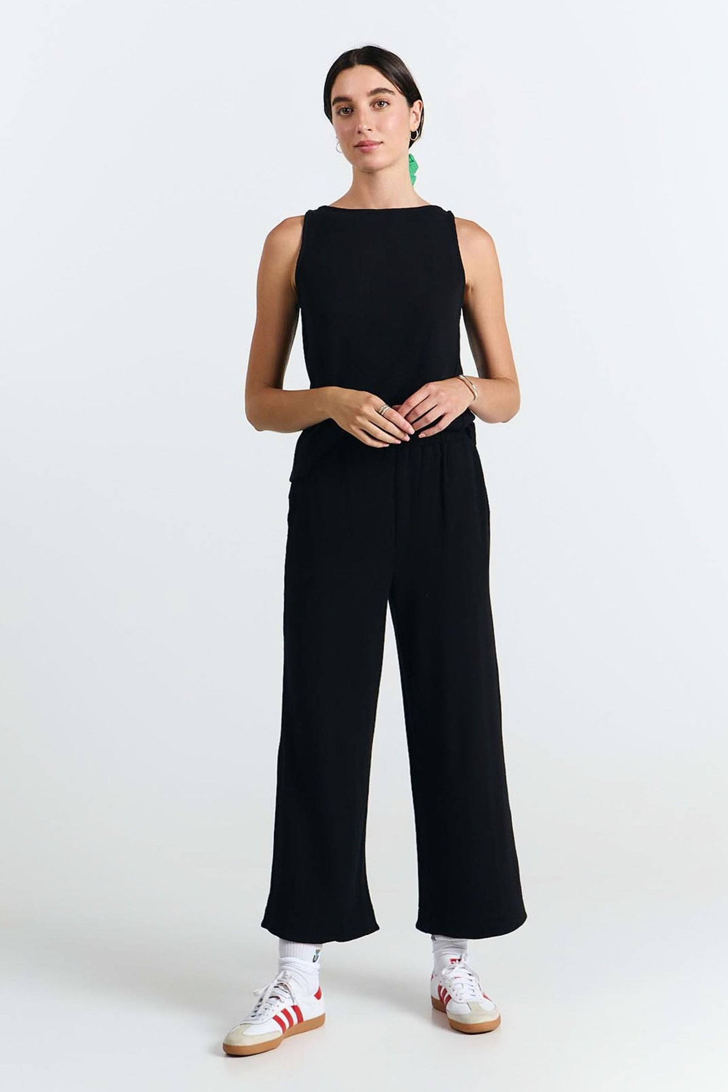 Santa Pants Black