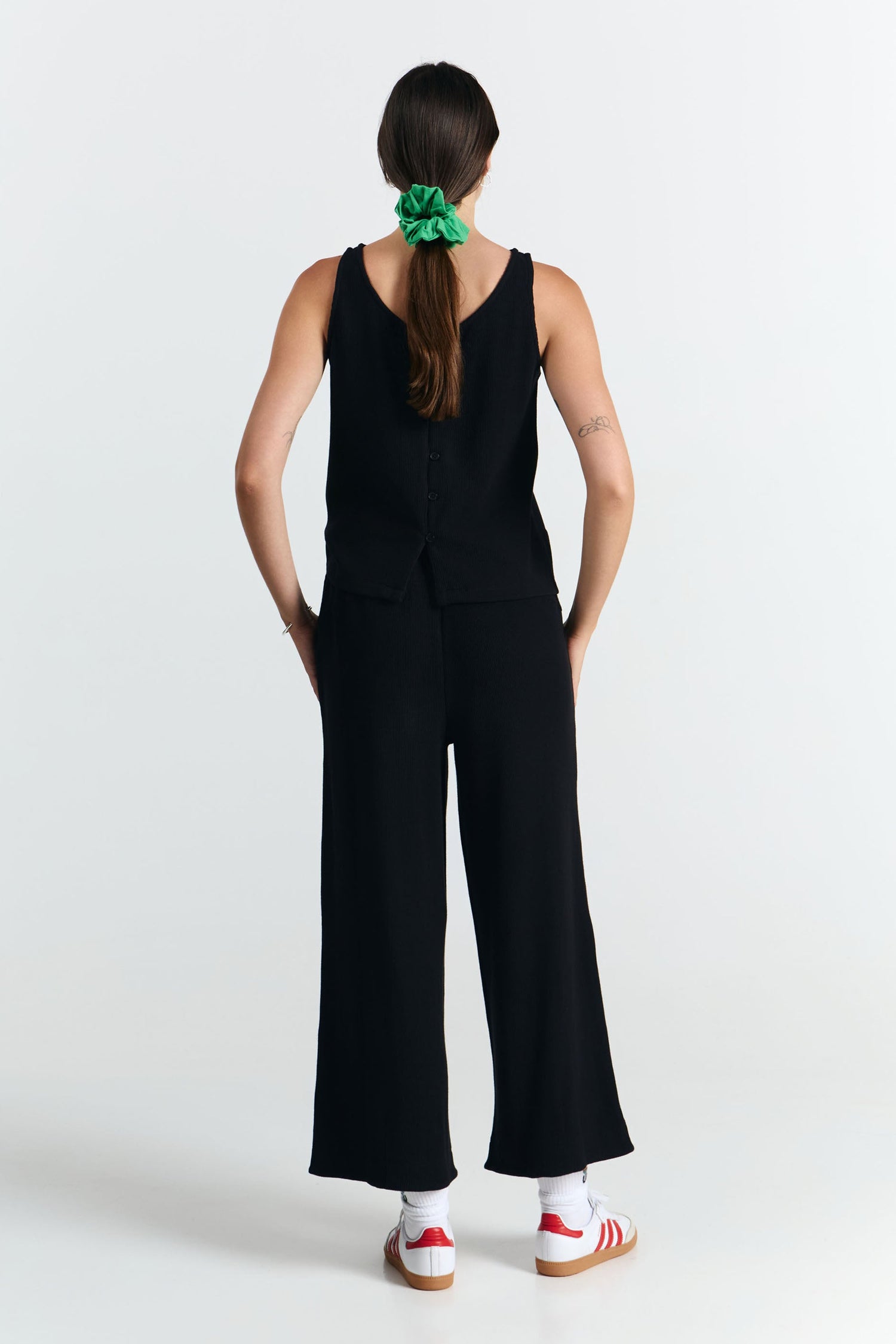 Santa Pants Black