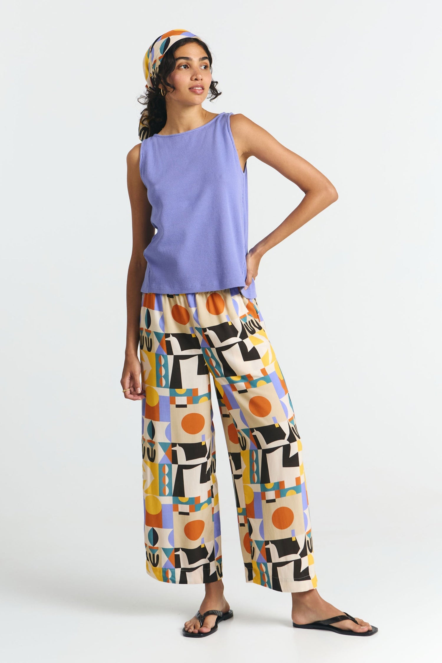 Nogales Top Violet Blue