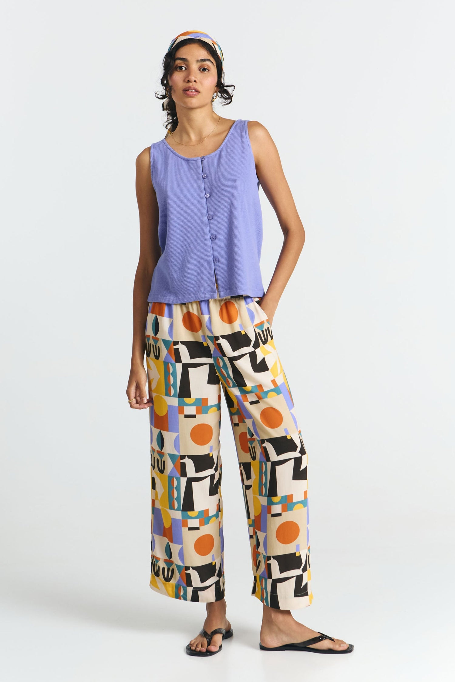 Nogales Top Violet Blue