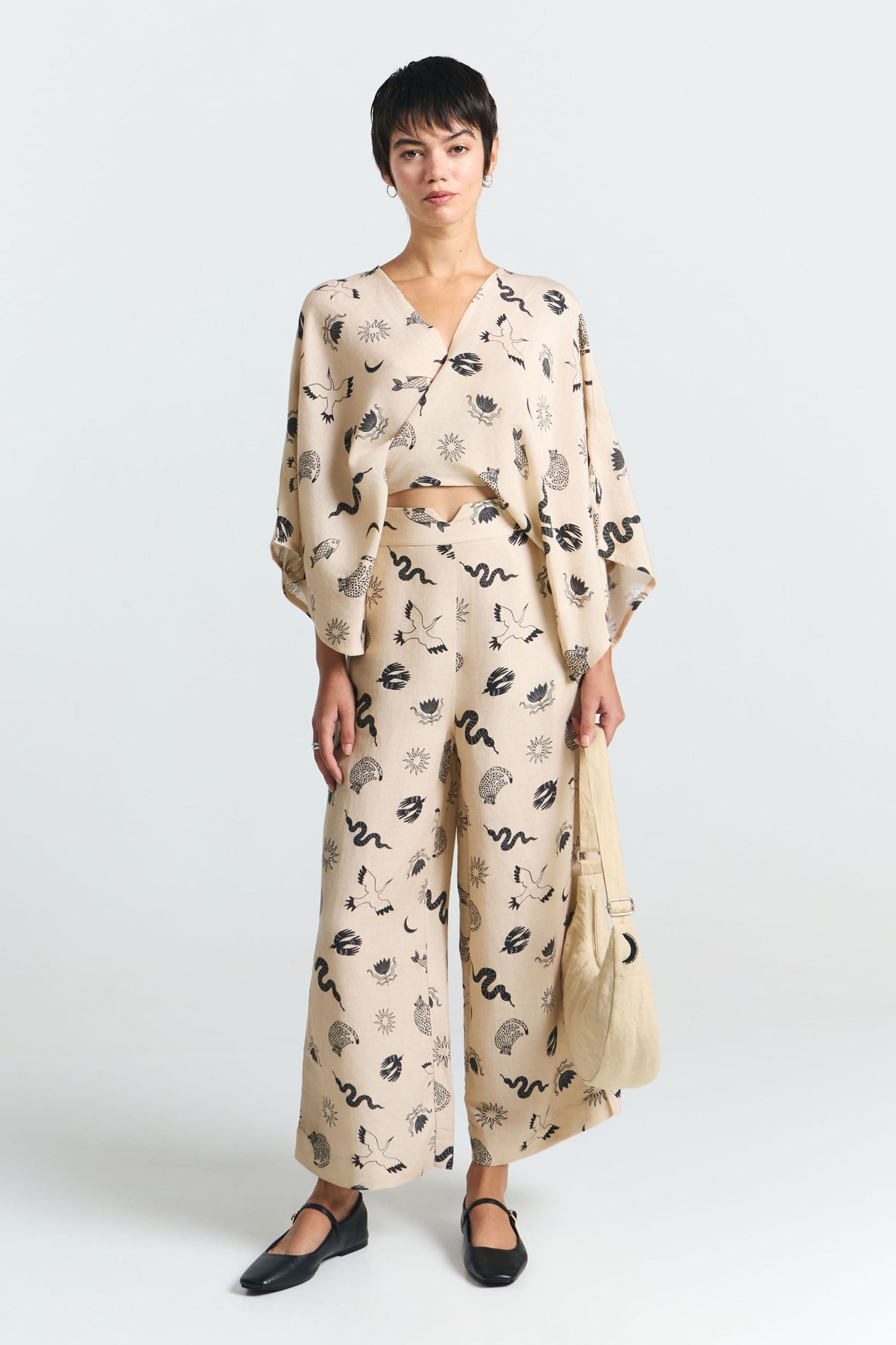 Makah Pants Fauna Print