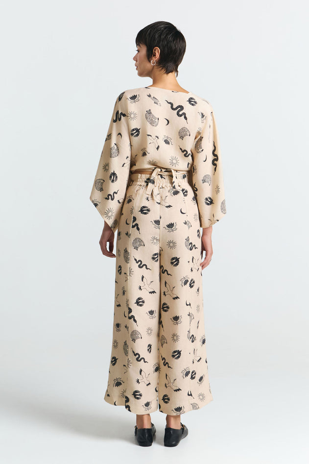 Makah Pants Fauna Print