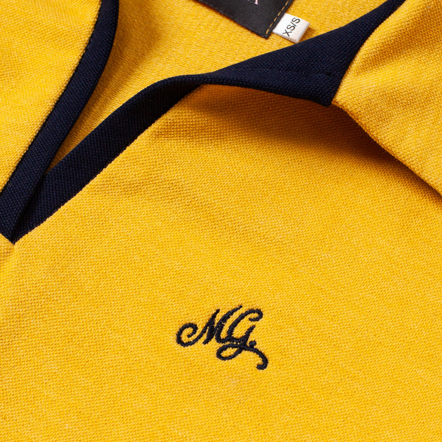 Pique Polo Dress Yellow
