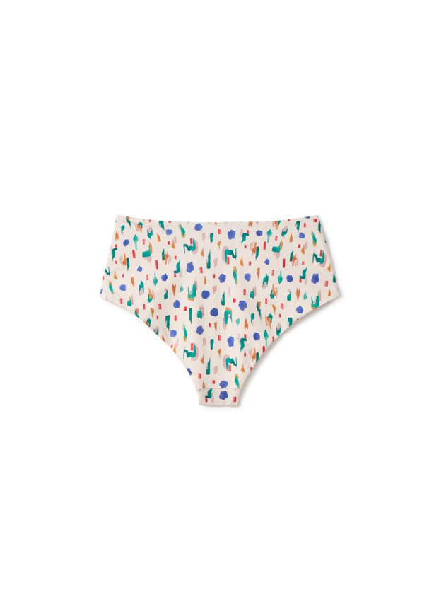 Sutton Bikini Bottom Abstract Print - IVALO.COM