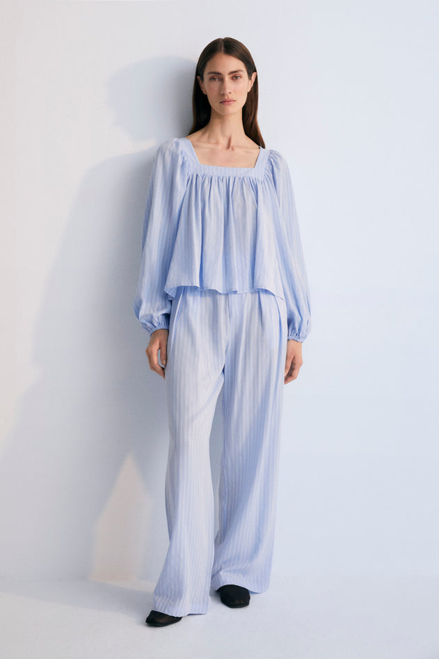 Women's Symi Blouse Powder Blue