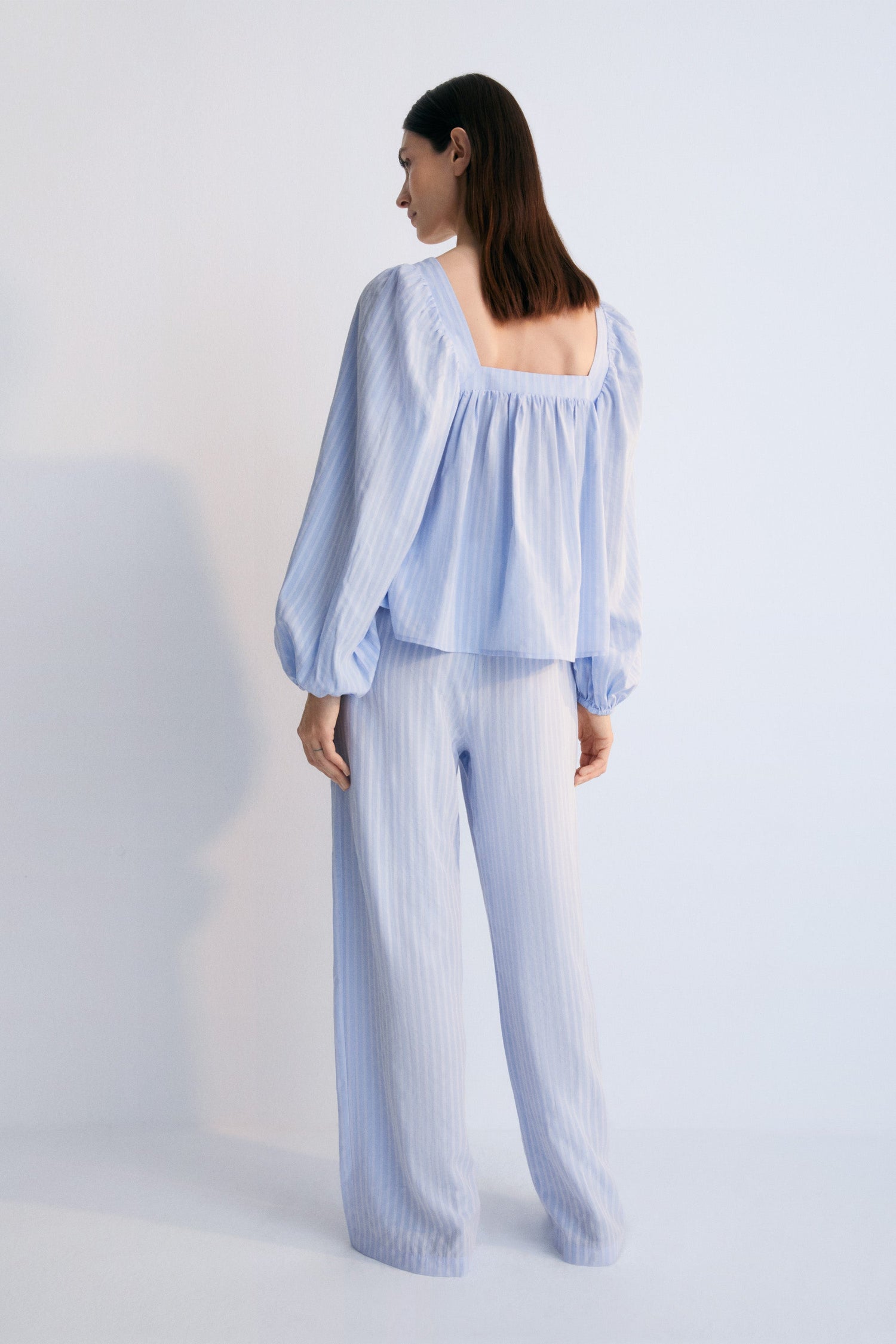 Women's Symi Blouse Powder Blue
