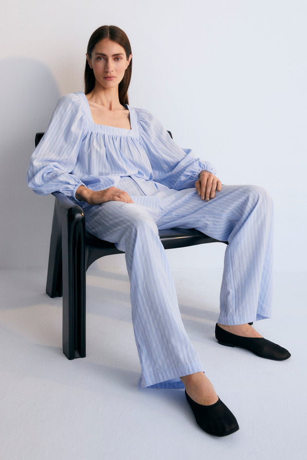 Women's Symi Blouse Powder Blue