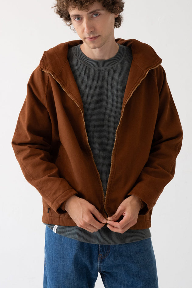 Men's Tensel Jacket Organic Cotton Terracotta