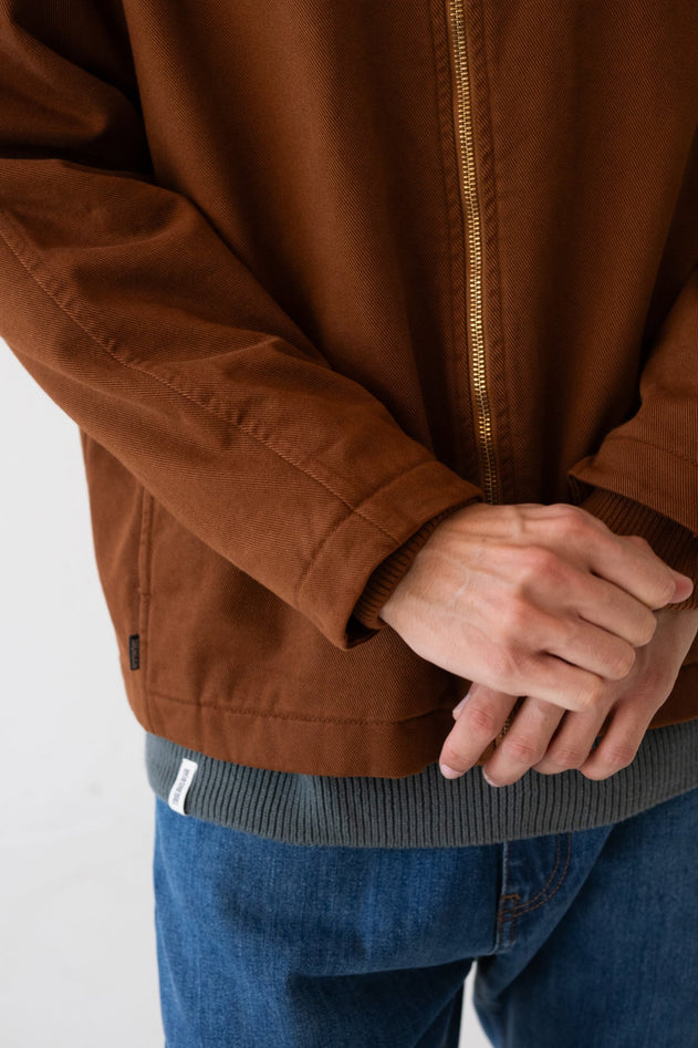 Men's Tensel Jacket Organic Cotton Terracotta