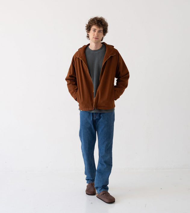 Men's Tensel Jacket Organic Cotton Terracotta
