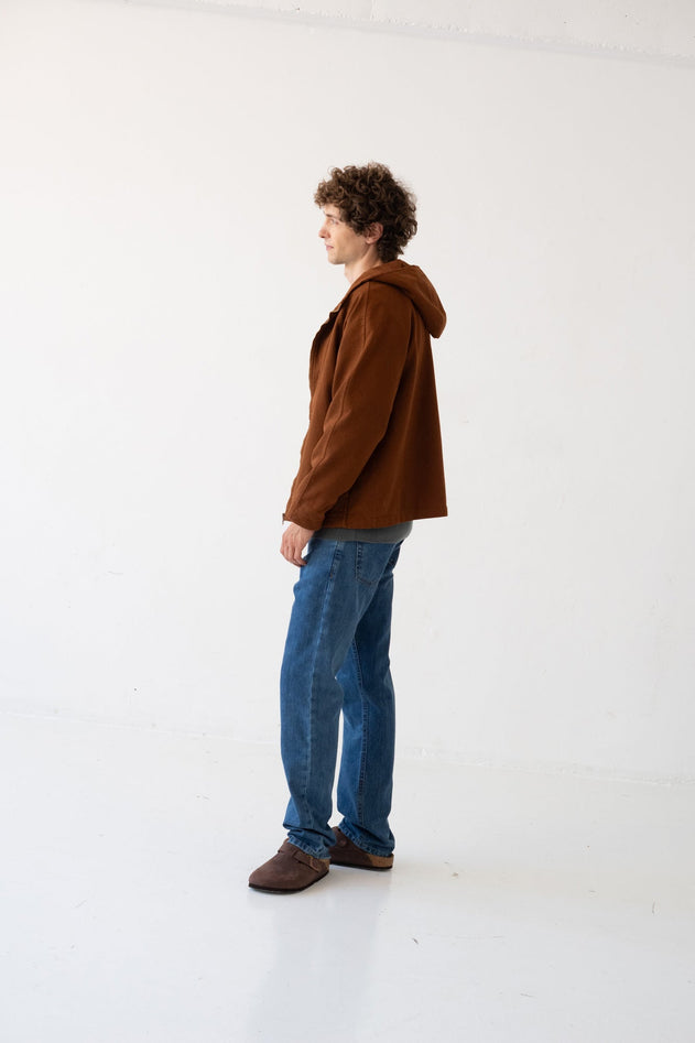 Men's Tensel Jacket Organic Cotton Terracotta