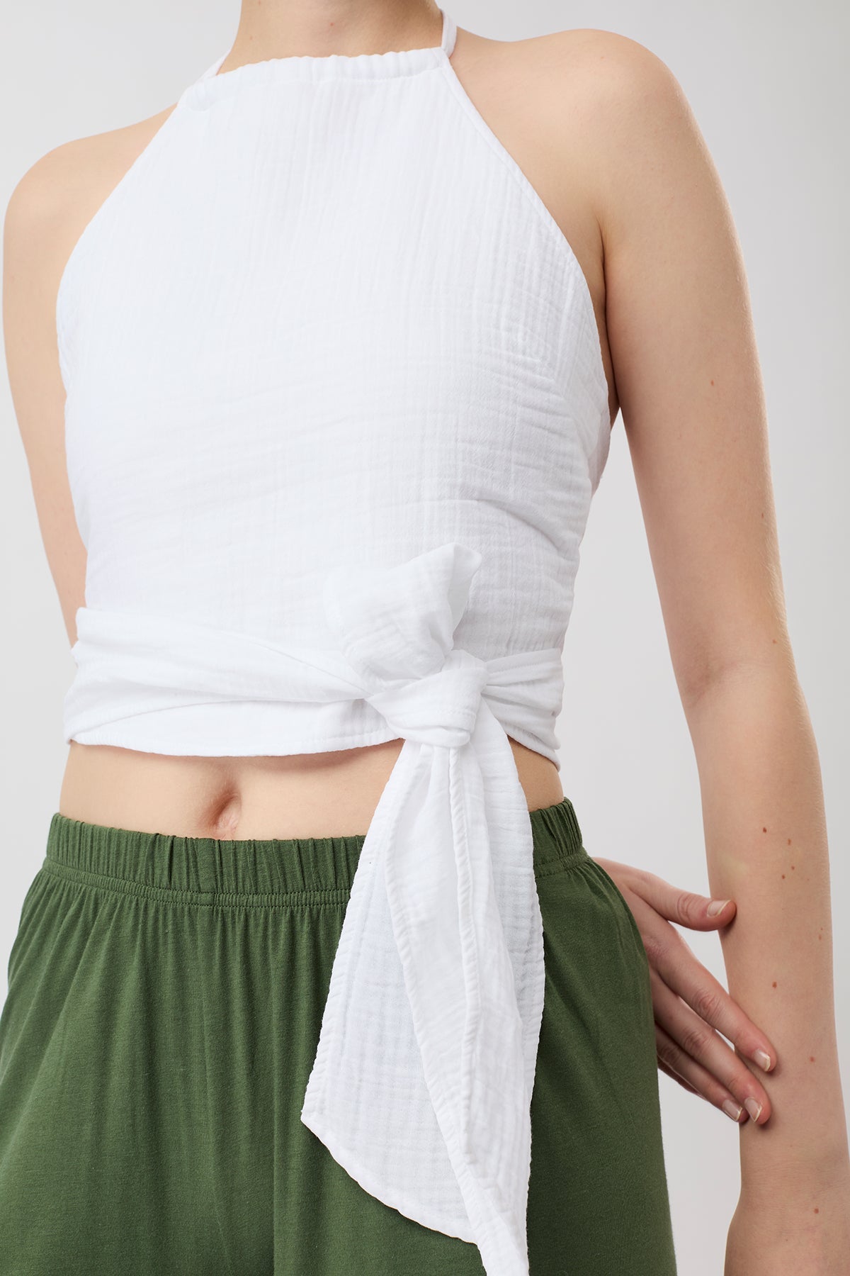 Coastal Wrap Top White