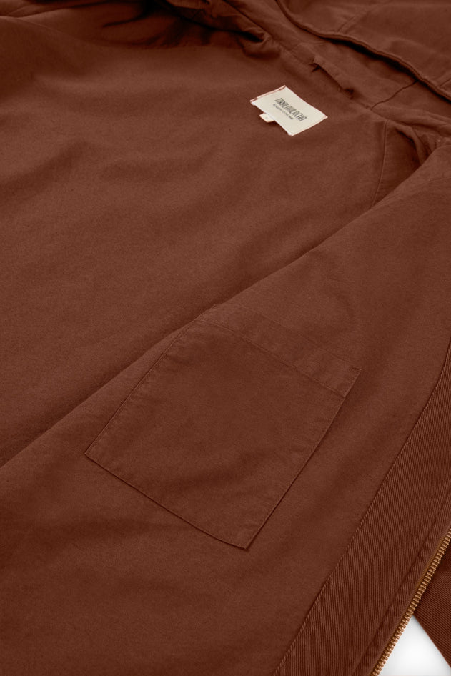 Men's Tensel Jacket Organic Cotton Terracotta
