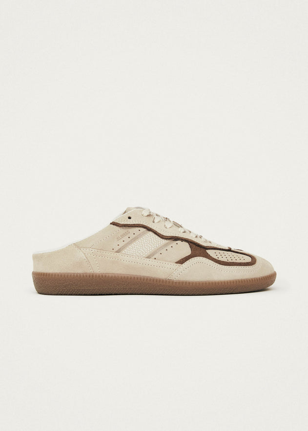 Tb.490 Mule Leather Sneakers Cream