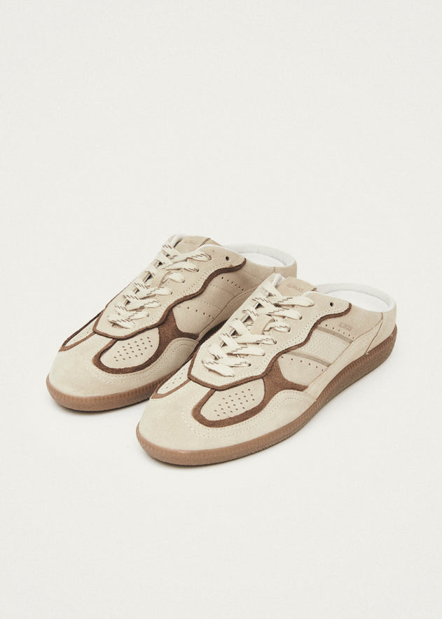 Tb.490 Mule Leather Sneakers Cream