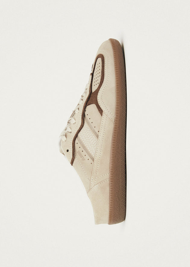 Tb.490 Mule Leather Sneakers Cream