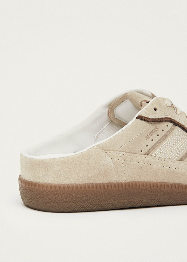 Tb.490 Mule Leather Sneakers Cream