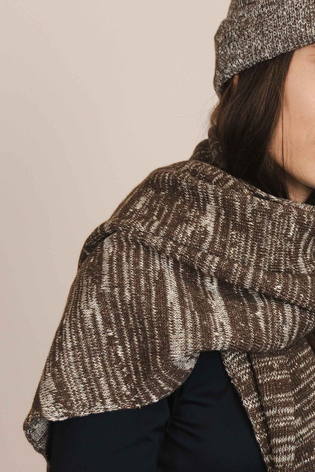 The Hemp & Wool Scarf Brown