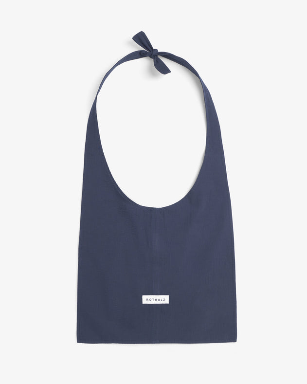 Tie Tote Bag Dark Navy