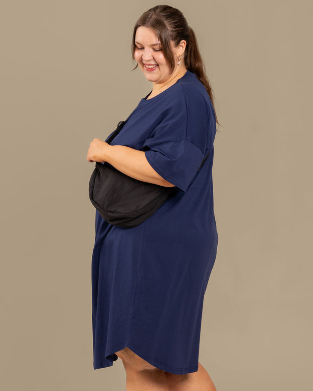 T-Shirt Dress Ocean Blue