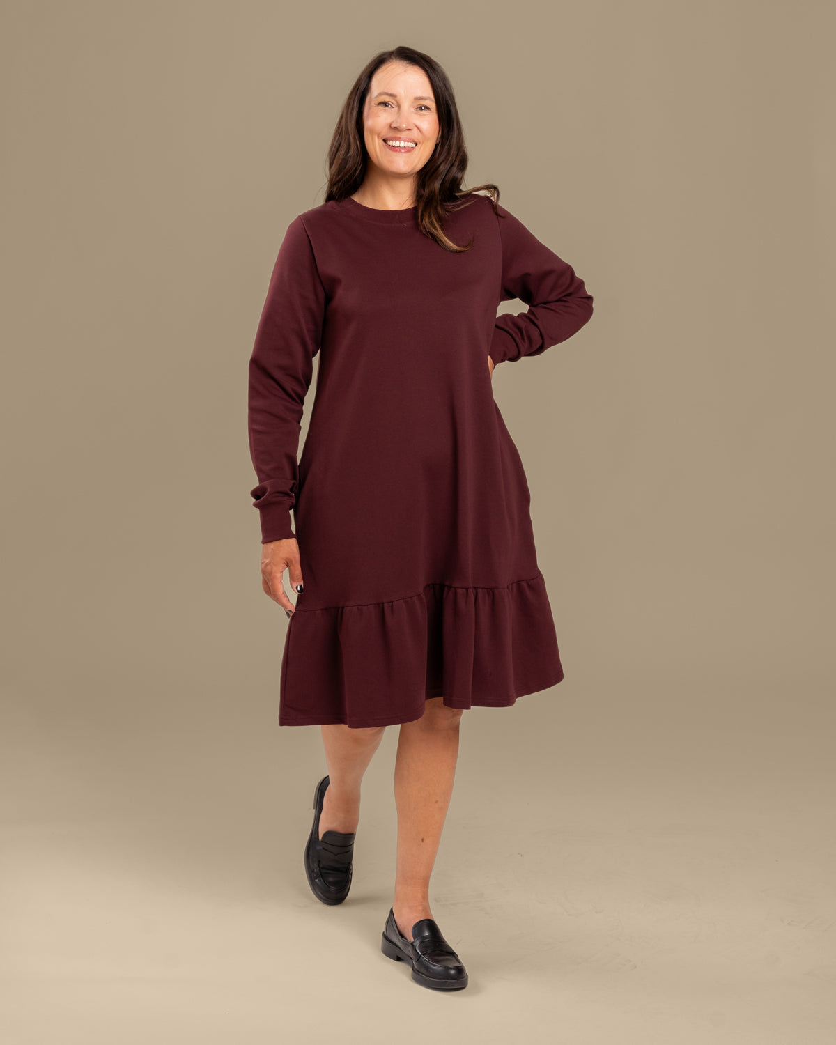 Lempi Dress Burgundy