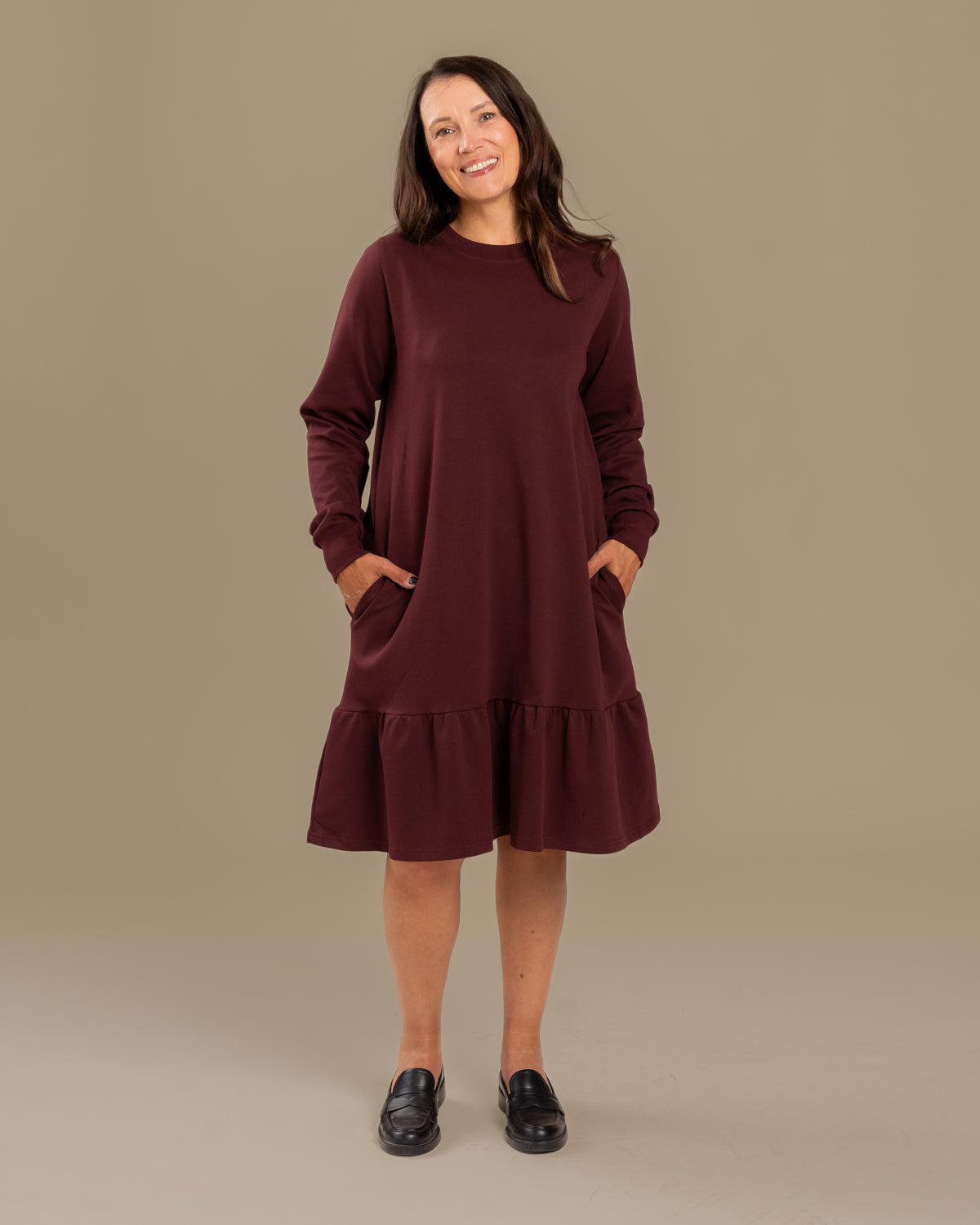 Lempi Dress Burgundy