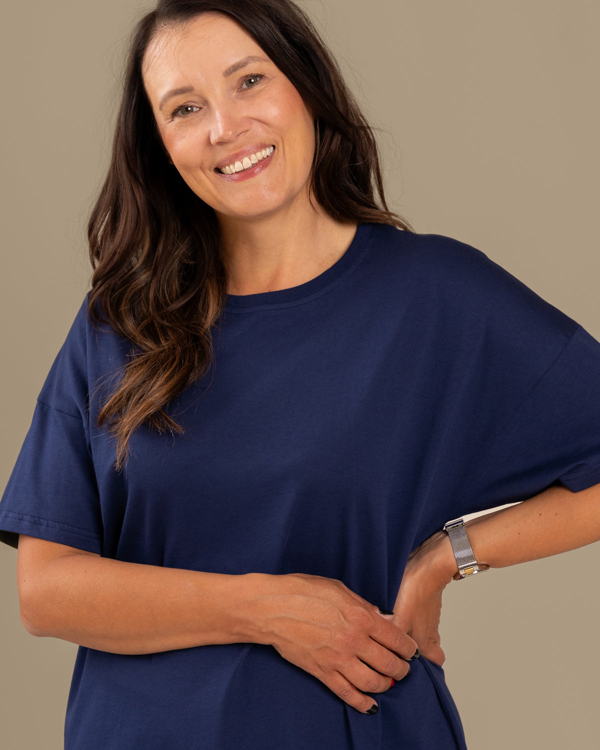 T-Shirt Dress Ocean Blue