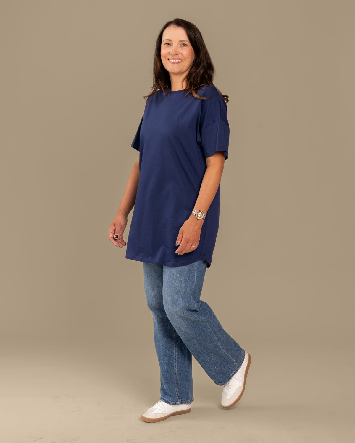 T-Shirt Long Ocean Blue