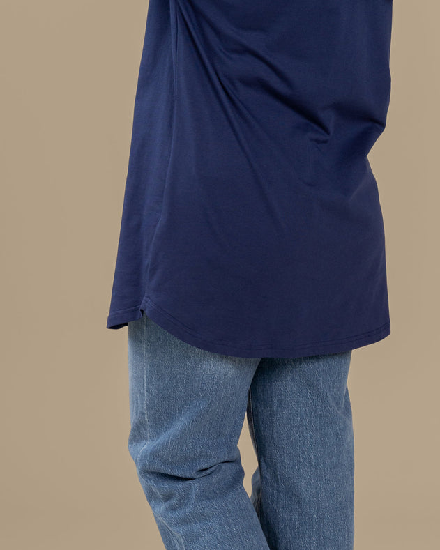 T-Shirt Long Ocean Blue