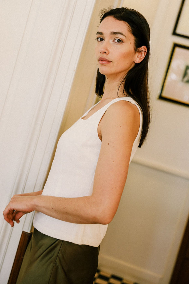 Azalée Top White