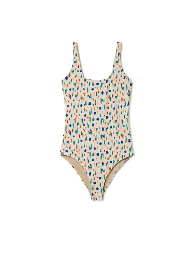 Tyrella Swimsuit Abstract Print - IVALO.COM
