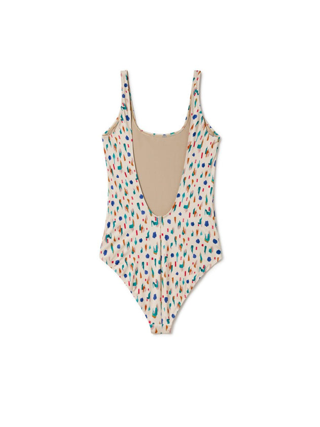 Tyrella Swimsuit Abstract Print - IVALO.COM