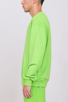 Unisex Oversize Crewneck Sweatshirt Apple Green