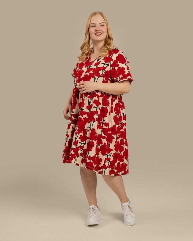 V-Neck Dress Valmut