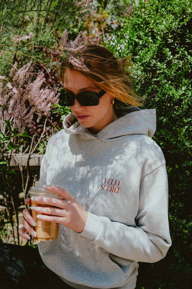 Jordaan Sport Tennis Hoodie Heather Grey