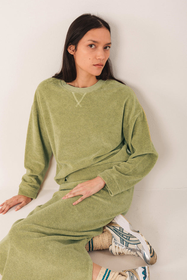 Lara Terry Sweatshirt Green