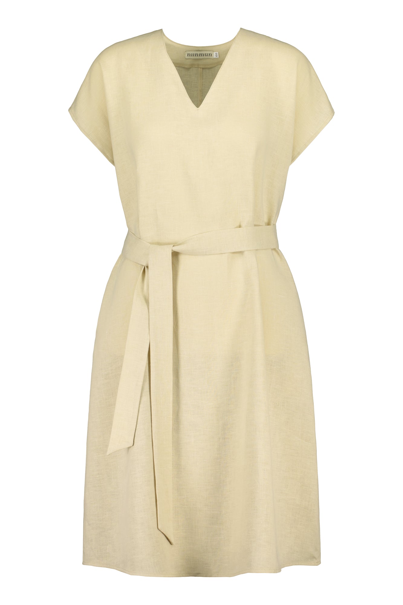 Väsby Linen Dress Straw
