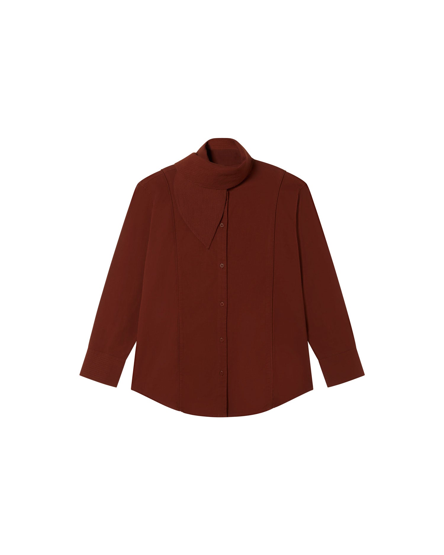 Georgia brown blouse