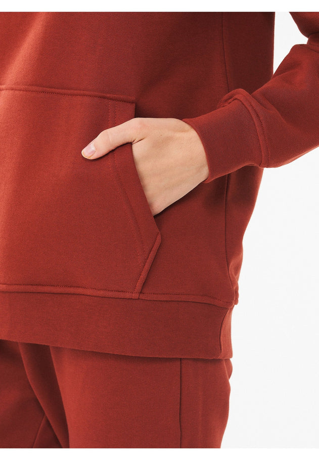 Women's Organic Cotton Hoodie With Kangaroo Pocket Ginger