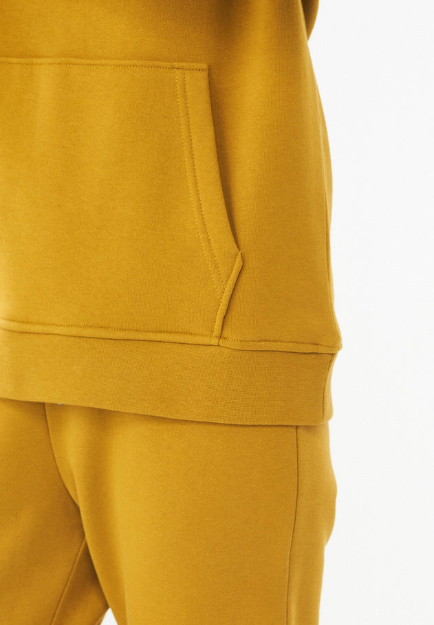Women's Organic Cotton Hoodie With Kangaroo Pocket Tobacco