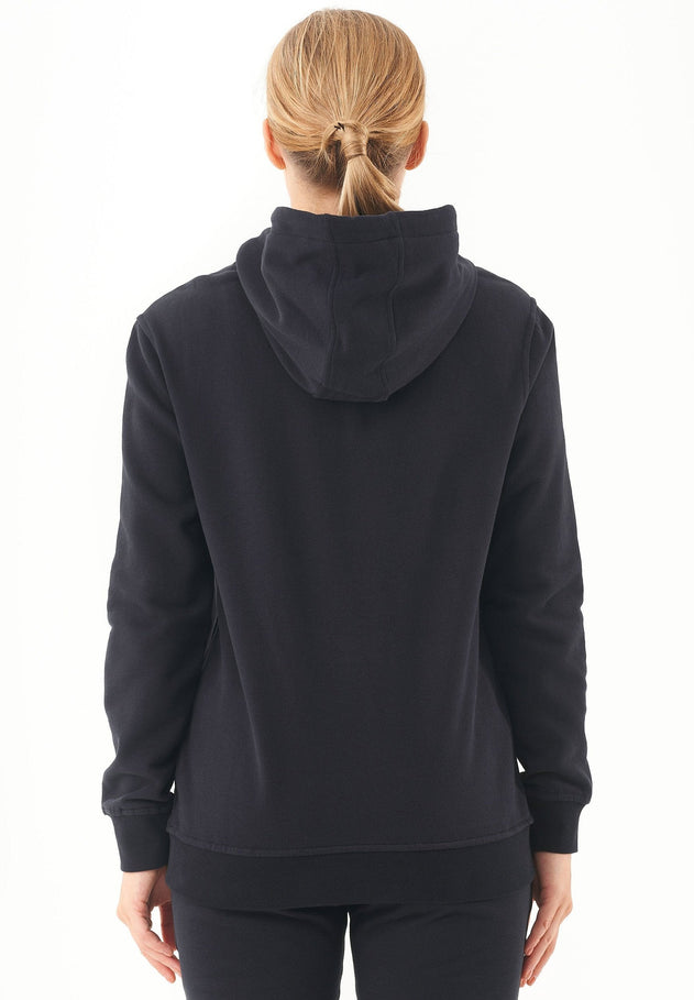 Women's Basic Soft Touch Organic Cotton Hoodie Black