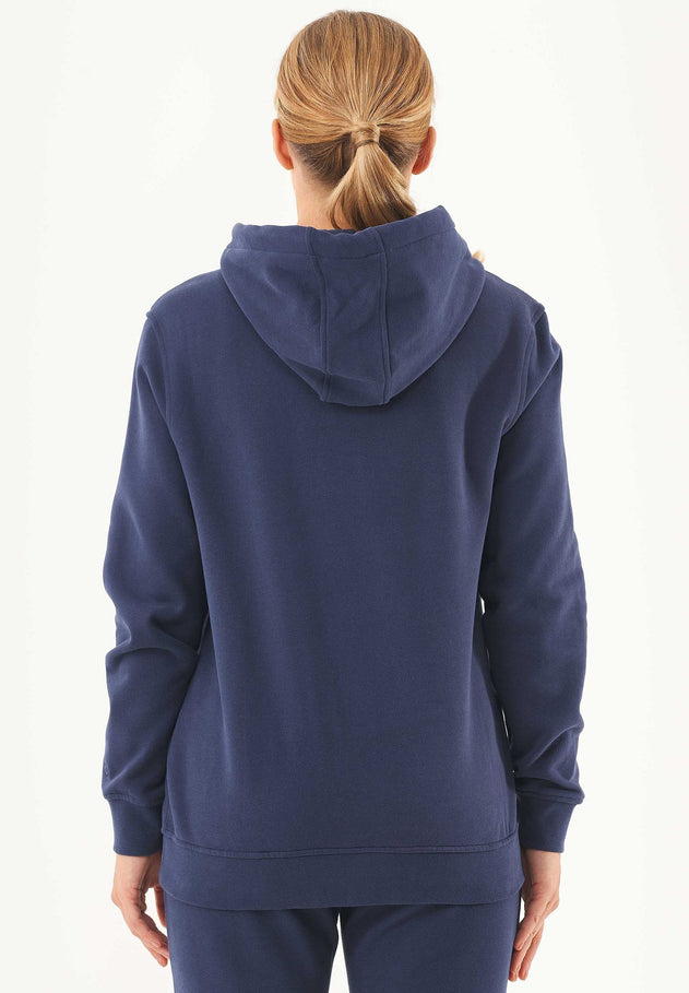 Women's Basic Soft Touch Organic Cotton Hoodie Navy