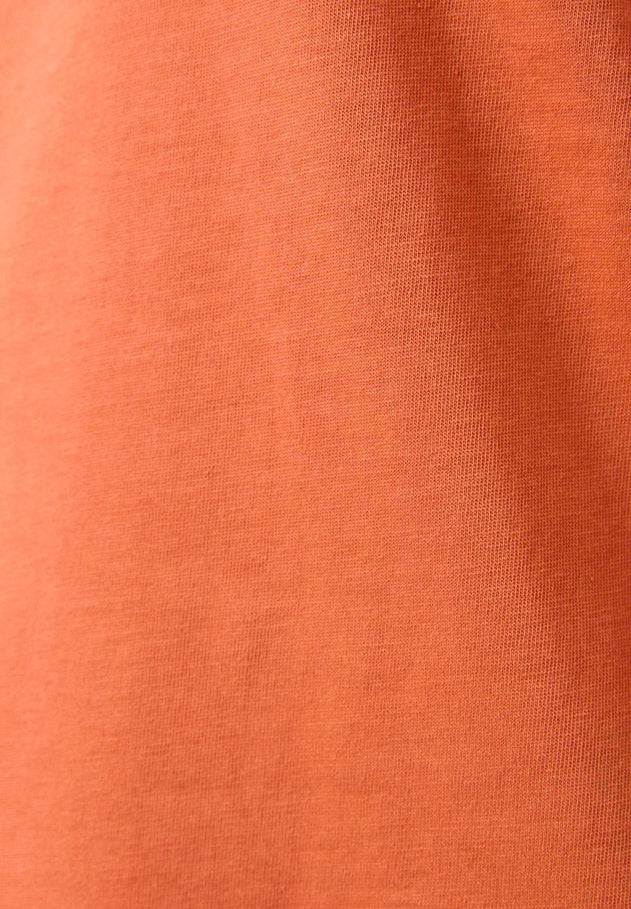 Women's Casual Long-Sleeved T-Shirt Dark Orange