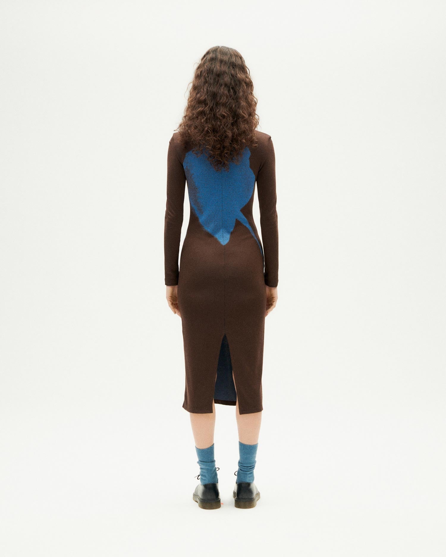 Brown flower Helen dress