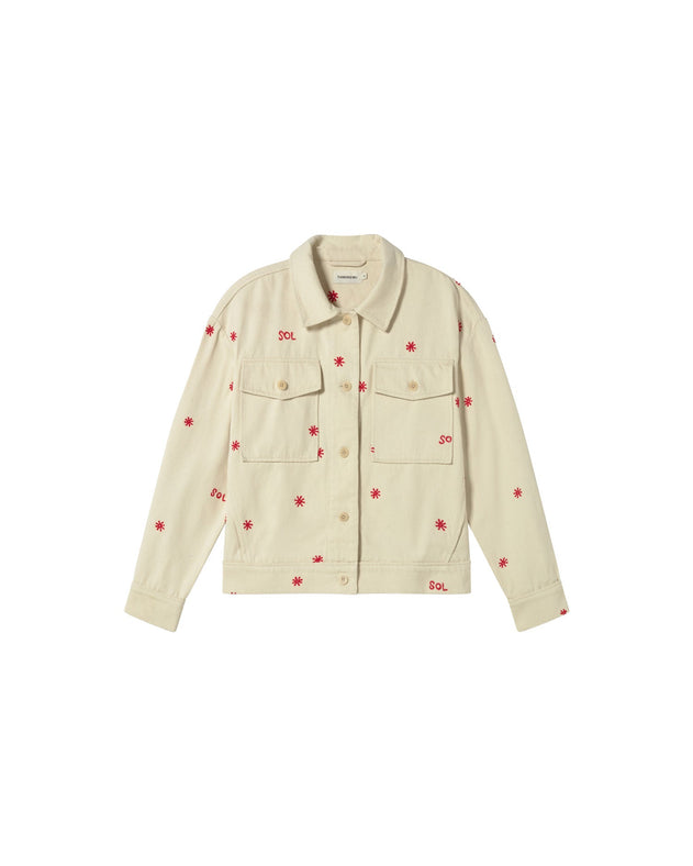 Frans Sol Jacket White