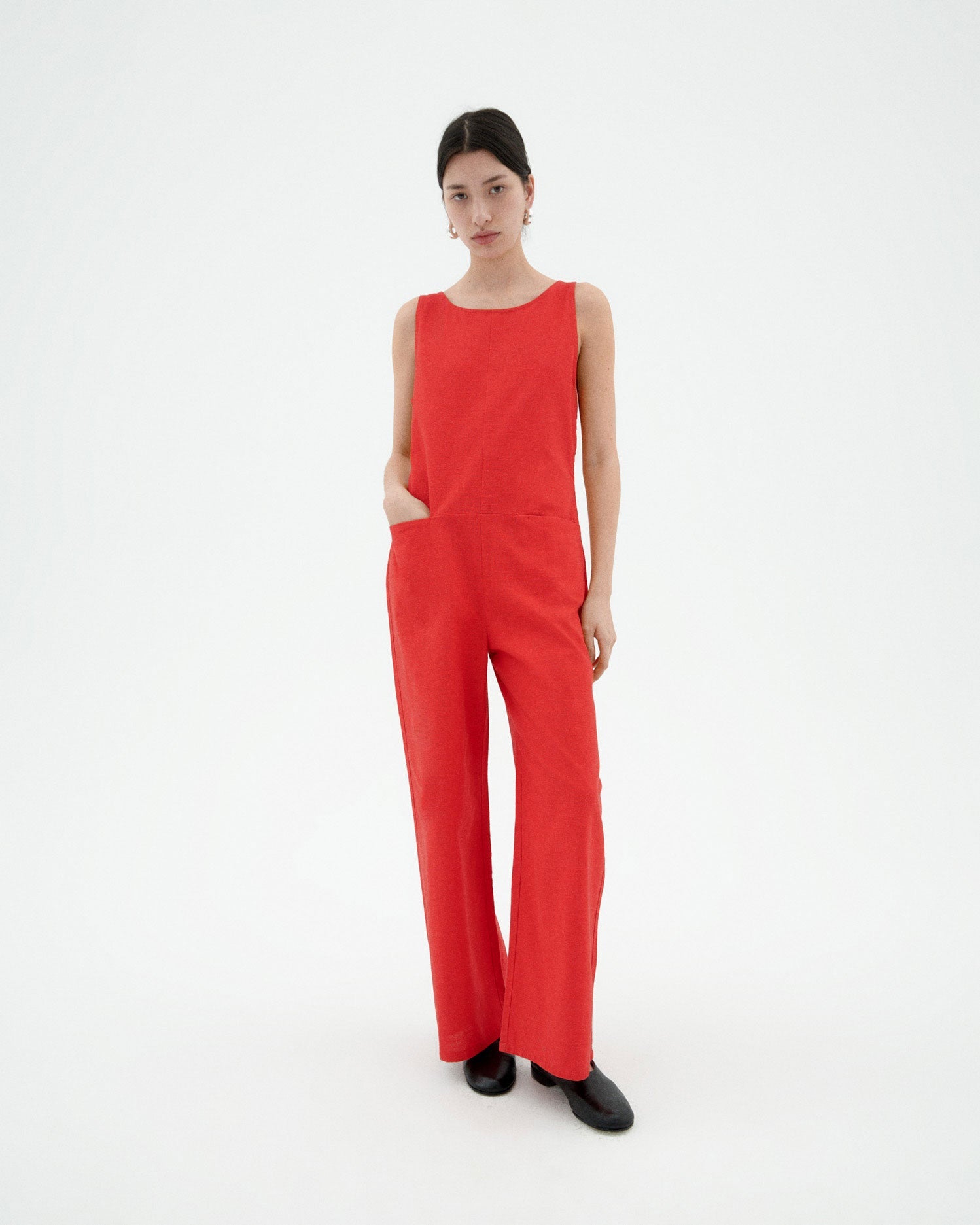 Adriana Jumpsuit Fiery Red