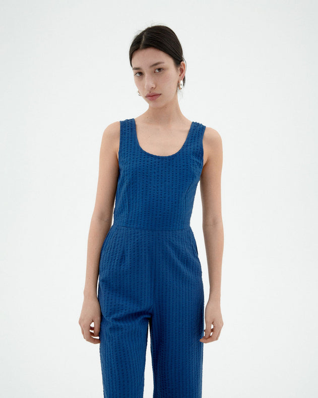 Raflesia Jumpsuit Cobalt Blue