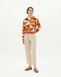 Knitted Paquita Sweater Brown