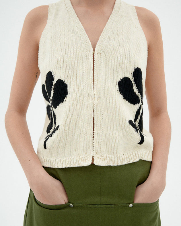 Robbie Knit Vest Marygold