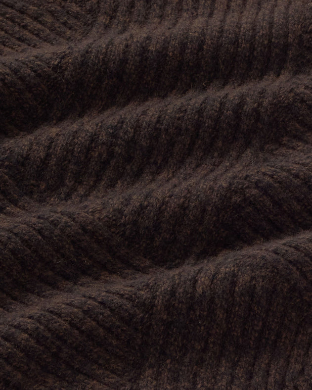 Kaia Vest Knitted Wool Brown